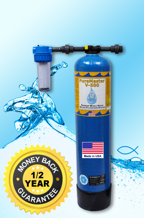 PureMaster V-Series V-500 Premium Whole House Water Filtration System
